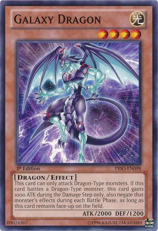 Galaxy Dragon - PRIO-EN098 - Common 1st Edition Primal Origin 1st Edition Singles