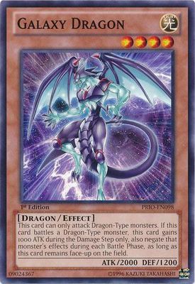 Galaxy Dragon - PRIO-EN098 - Common 1st Edition Primal Origin 1st Edition Singles