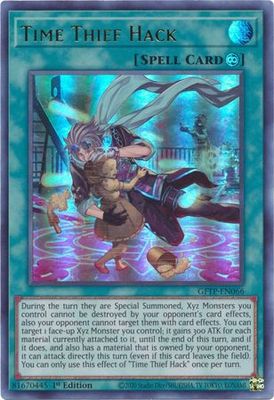 Time Thief Hack - GFTP-EN066 - Ultra Rare 1st Edition Ghosts From The Past 1st Edition Singles