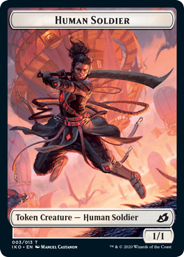 Human Soldier Token 003/013 - IKO Ikoria: Lair of Behemoths Singles