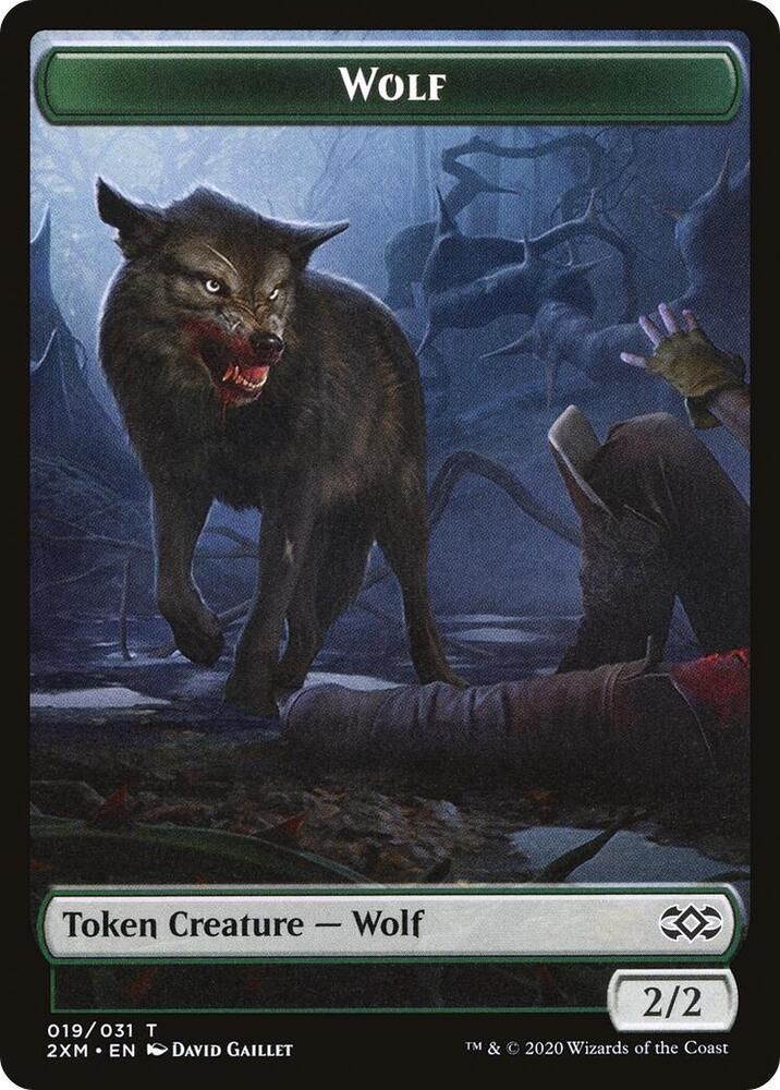 Copy // Wolf Double-Sided Token - Double Masters (2XM) Double Masters