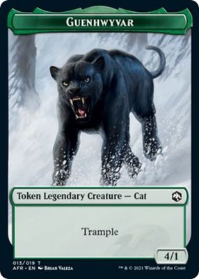 Guenhwyvar Token 013/019 Adventures in the Forgotten Realms Singles (Español)