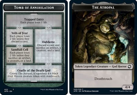 Tomb of Annihilation 022 // The Atropal Token 005/019 Adventures in the Forgotten Realms Singles(Español) Foil