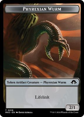 Phyrexian Wurm Token (0018) - Modern Horizons 3 (MH3) Modern Horizons 3