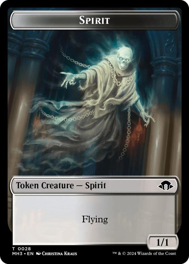 Spirit Token (0028) - Modern Horizons 3 (MH3) Modern Horizons 3
