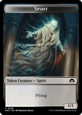 Spirit Token (0028) - Modern Horizons 3 (MH3) Modern Horizons 3