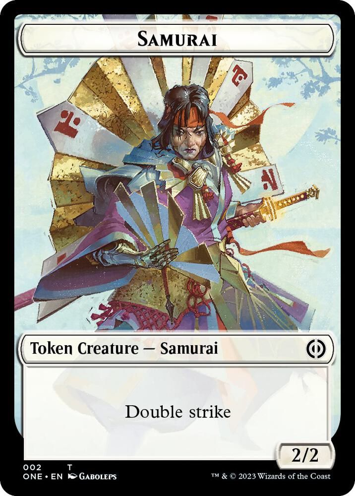 Samurai Token - Phyrexia: All Will Be One (ONE) Phyrexia: All Will Be (Español)