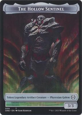 The Hollow Sentinel Token 009 Phyrexia All Will Be One Singles