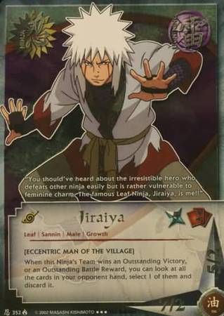 SJ Jiraiya &quot;Eccentric Man of The Village&quot; - N-352 - Super Rare Naruto: Lineage of the Legends