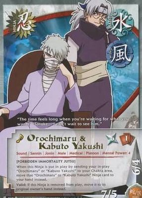 Orochimaru &amp; Kabuto Yakushi - 363 - Rare Naruto: Lineage of the Legends Foil
