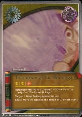 SJ Explosion of the Rasengan - J-382 - Super Rare Naruto: Approaching Wind