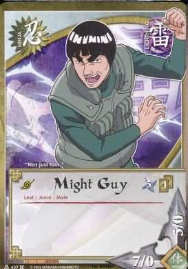 Might Guy - N-437 - Common Naruto: Approaching Wind