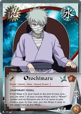 Orochimaru - Temporary Vessel - N-255 - Rare Naruto: Battle of Destiny