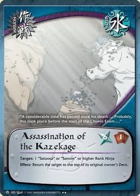 Assassination of the Kazekage - M-183 - Rare Naruto: Dream Legacy