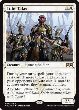 GA Tithe Taker 027/259 Ravnica Allegiance Singles Foil