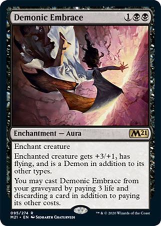 Demonic Embrace 095/274 Magic 2021 (M21) Singles (Español)