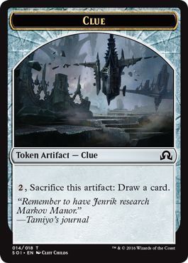 Clue Token 014 - SOI Shadows over Innistrad Singles
