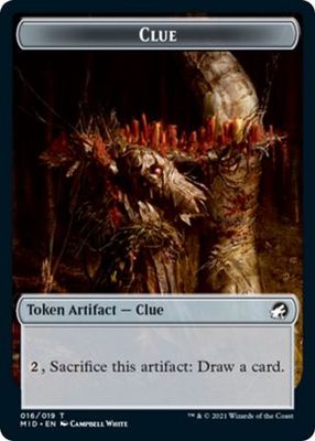 Clue Token 016/019 Innistrad: Midnight Hunt Singles