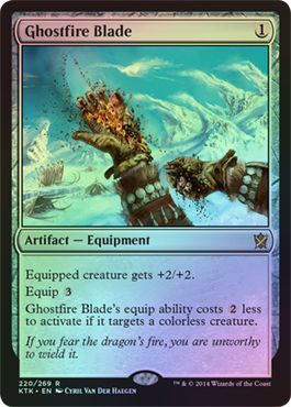 Ghostfire Blade - Foil 220/269 Khans of Tarkir Foil Singles
