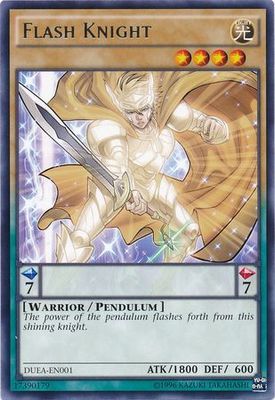 Flash Knight - DUEA-EN001 - Rare Unlimited Duelist Alliance Unlimited Singles