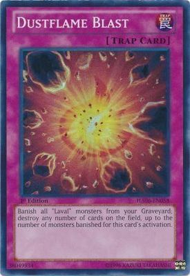 Dustflame Blast - HA06-EN058 - Super Rare 1st Edition Hidden Arsenal 6: Omega Xyz 1st Edition Singles
