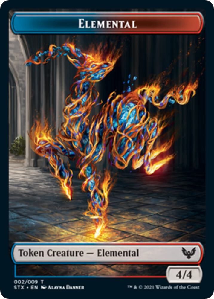 Elemental Token - Strixhaven: School of Mages (STX) Strixhaven: School of Mages