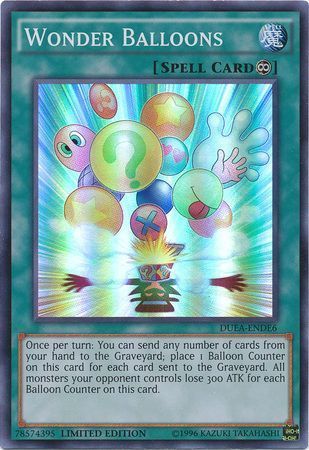 Wonder Balloons - DUEA-ENDE6 - Super Rare Limited Edition Duelist Alliance [DUEA]