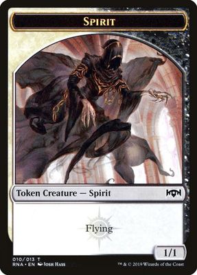 Spirit Token - Ravnica Allegiance (RNA) Ravnica Allegiance