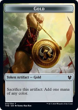 Gold Token 013 - THB Theros: Beyond Death Singles