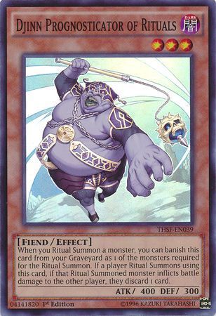 Djinn Prognosticator of Rituals - THSF-EN039 - Super Rare 1st Edition The Secret Forces (THSF) 1st Edition Singles