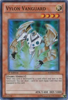 Vylon Vanguard - HA05-EN016 - Super Rare 1st Edition Hidden Arsenal 5 1st Edition Singles