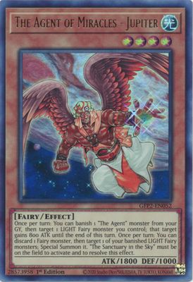 The Agent of Miracles - Jupiter - GFP2-EN052 - Ultra Rare 1st Edition Ghosts From The Past: The 2nd Haunting 1st Edition Singles (espanol)