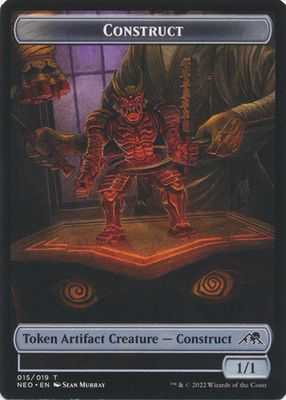 Construct Token 015/019 Kamigawa Neon Dynasty Singles (Español)
