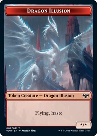 Dragon Illusion Token 009/021 Innistrad: Crimson Vow Singles (Español)