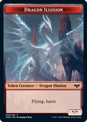 Dragon Illusion Token 009/021 Innistrad: Crimson Vow Singles (Español)