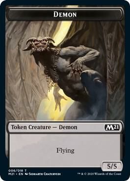 Demon Token 006/018 - Core Set 2021 (M21)  (Español)