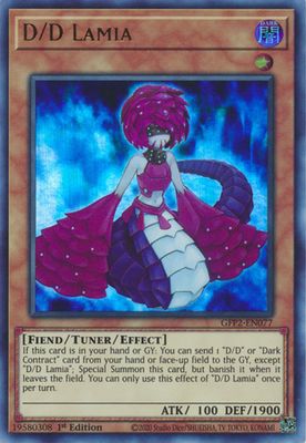 D/D Lamia - GFP2-EN077 - Ultra Rare 1st Edition Ghosts From The Past: The 2nd Haunting 1st Edition Singles