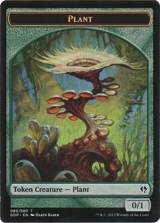 Plant Token 080 - DDP Duel Decks Zendikar vs. Eldrazi Singles