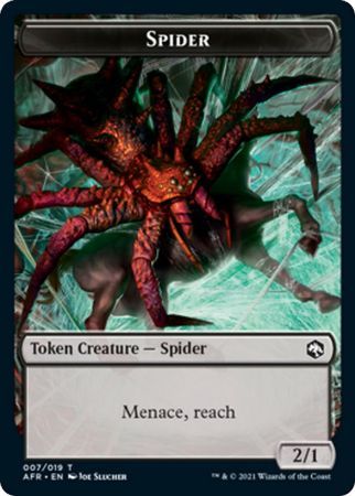 Spider Token 007/019 Adventures in the Forgotten Realms Singles(Español)
