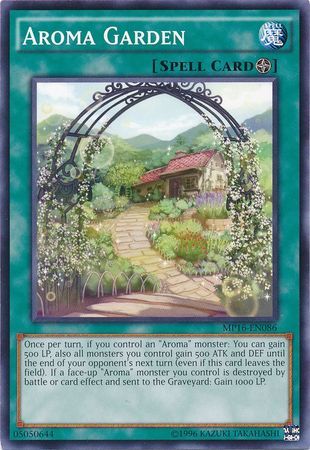Aroma Garden - MP16-EN086 - Common Unlimited Yu-Gi-Oh! 2016 Mega-Tins Unlimited Singles