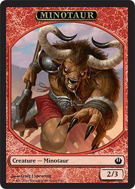 Minotaur Token - Journey into Nyx Journey Into Nyx Singles (Español)