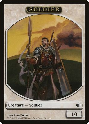 Soldier Token - Shards of Alara (ALA) Shards of Alara