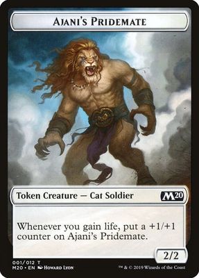 Ajani&#39;s Pridemate Token 001/012 - Core Set 2020 (M20)