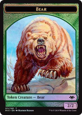 Bear Token 011/021 - Foil Modern Horizons Foil Singles