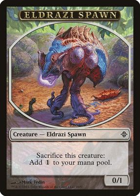 Eldrazi Spawn Token (1b) - Rise of the Eldrazi (ROE) Rise of the Eldrazi (Español)