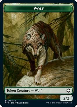 Wolf (014) // Treasure (015) Double-Sided Token (Challenger 2022) - Unique and Miscellaneous Promos (UMP) Unique and Miscellaneous Promos