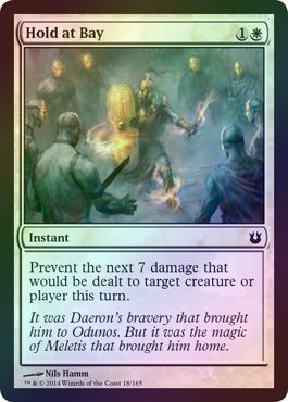 Hold at Bay - Foil Born of the Gods Foil Singles (Español)