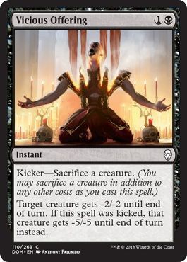 Vicious Offering 110/269 - Dominaria Singles