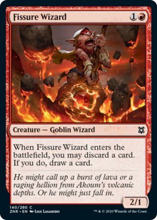 Fissure Wizard 140/280 Zendikar Rising Singles