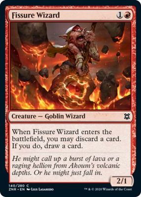 Fissure Wizard 140/280 Zendikar Rising Singles